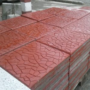 Baldosa – Cocodrilo antideslizante Base roja-image